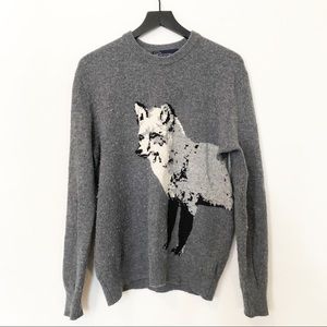 GAP Lambswool Fox Graphic Sweater